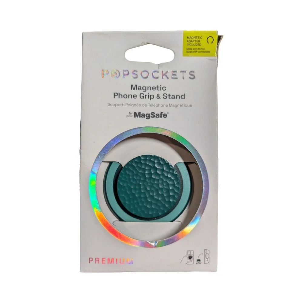 2-O PopSockets PopGrip Magnetic Phone Grip & Stand MagSafe - Hammered Pine